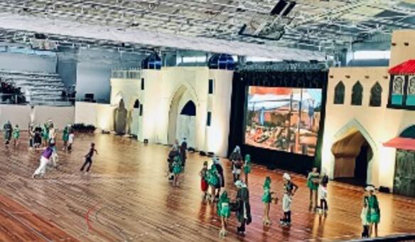 Utentes assistem a espet�culo de patinagem art�stica em Matosinhos