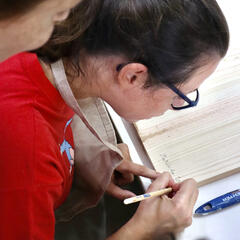 Galeria - Imagem 5 da Leroy Merlin traz � ALADI workshop �Como criar texturas num quadro�