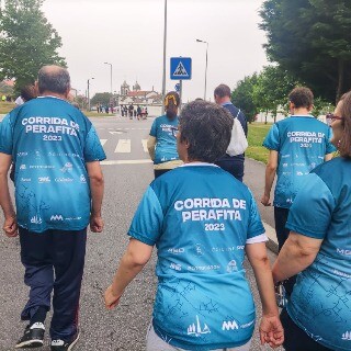 Imagem da ALADI presente em mais uma edi��o da Corrida de Perafita
