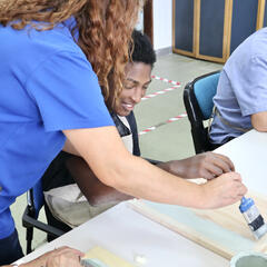 Galeria - Imagem 13 da Leroy Merlin traz � ALADI workshop �Como criar texturas num quadro�