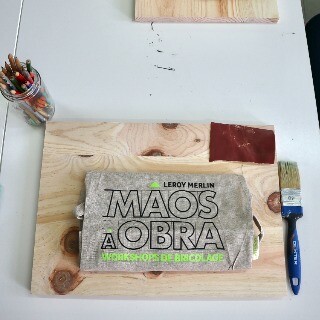 Imagem da Leroy Merlin traz � ALADI workshop �Como criar texturas num quadro�