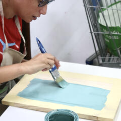 Galeria - Imagem 16 da Leroy Merlin traz � ALADI workshop �Como criar texturas num quadro�