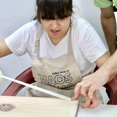 Galeria - Imagem 12 da Leroy Merlin traz � ALADI workshop �Como criar texturas num quadro�