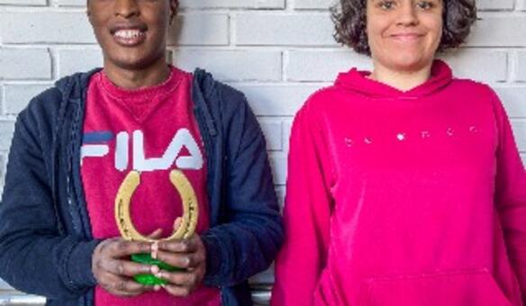 Utentes brilham em prova de equita��o