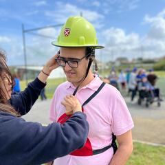 Galeria - Imagem 11 da Bombeiros Volunt�rios de Leix�es promovem atividade na ALADI
