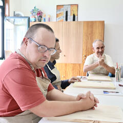 Galeria - Imagem 10 da Leroy Merlin traz � ALADI workshop �Como criar texturas num quadro�